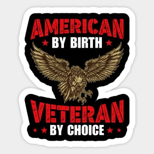 American Veteran Sticker